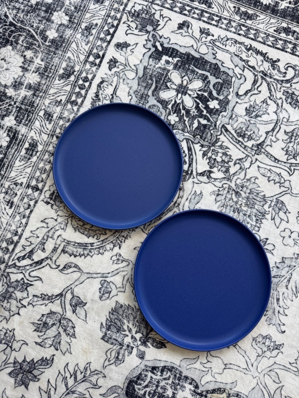 Blue Round Dinner Plate- 2